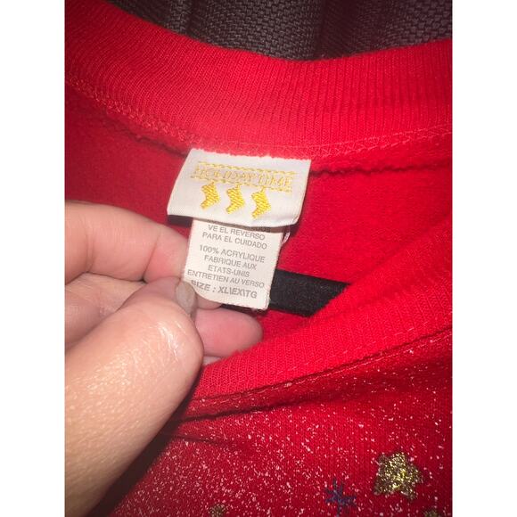 Ugly Christmas Sweater Xmas Sweatshirt Crewneck Size XL Vintage - Picture 2 of 3